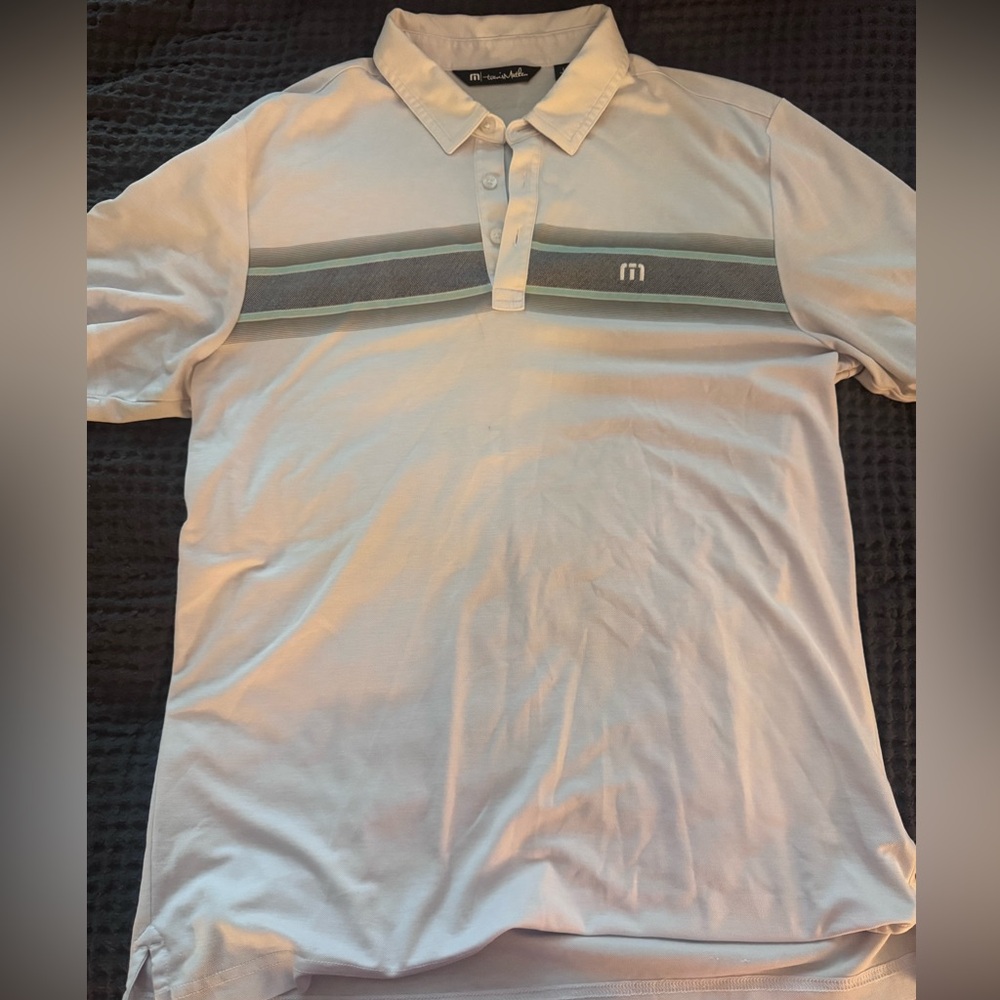Men's White Polo Shirt